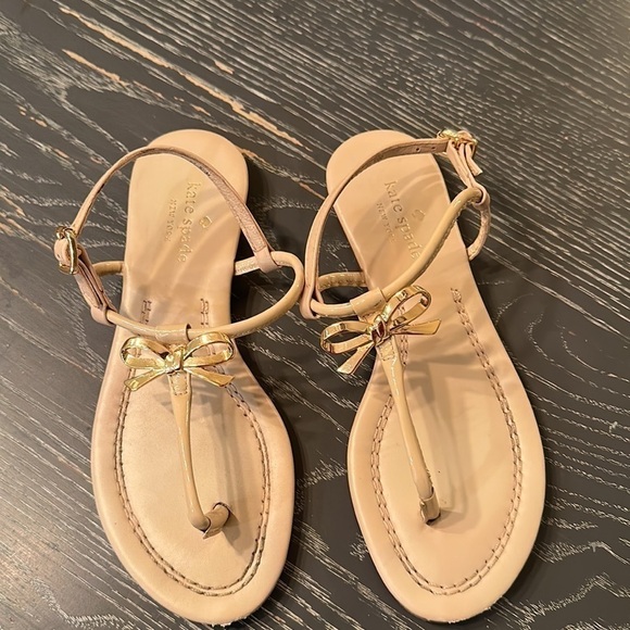 Kate Spade Tracie Bow Thong Sandals size 5.5 - Picture 2 of 6